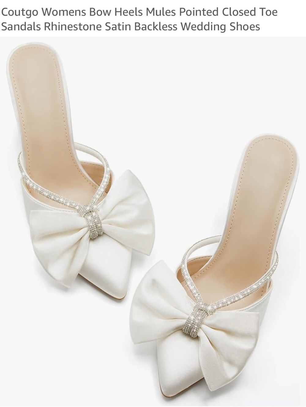 Satin Wedding Heels